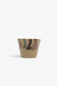 Hamadagama Japanese Ceramic Soba Cup - Blue / Black / Brown | Centre Commercial