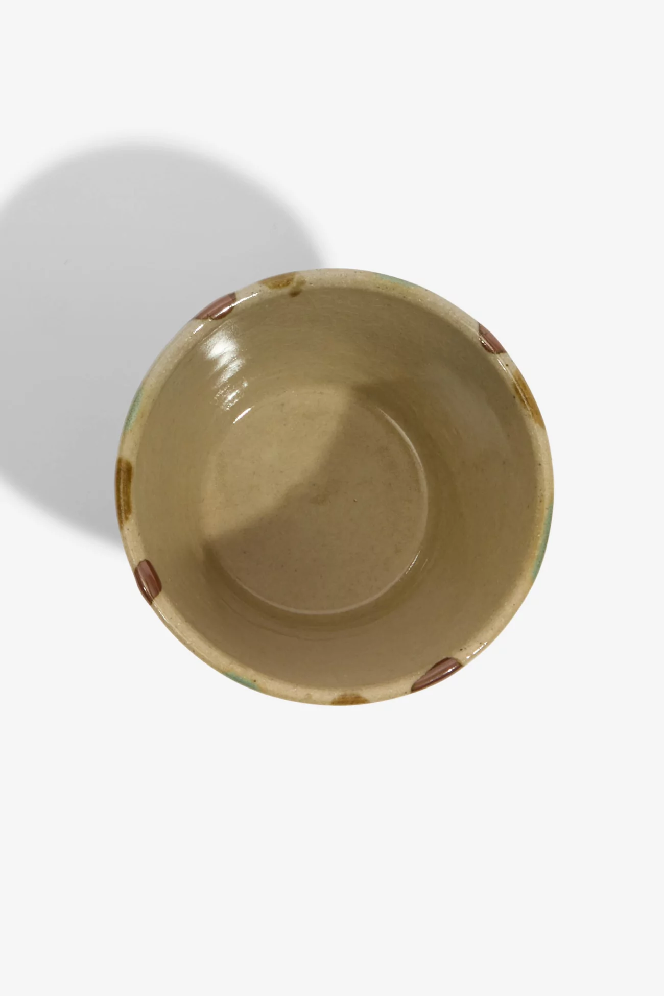 Hamadagama Japanese Ceramic Soba Cup - Blue / Black / Brown | Centre Commercial