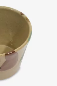 Hamadagama Japanese Ceramic Soba Cup - Blue / Black / Brown | Centre Commercial