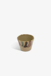 Hamadagama Japanese Ceramic Soba Cup - Blue / Black / Brown | Centre Commercial