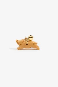 Chinese Zodiac Pig Wooden Keychain - Chikuen | Centre Commercial