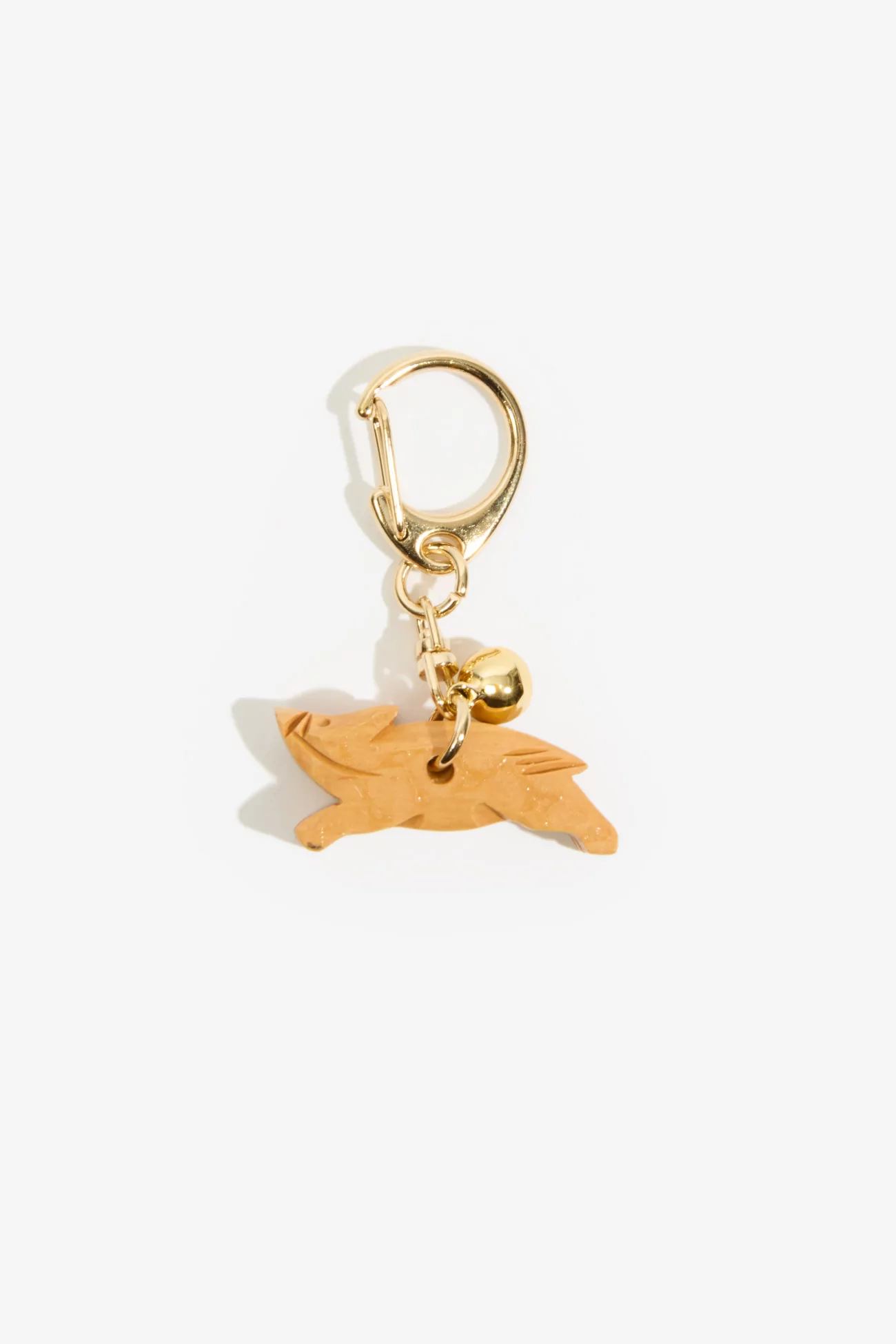 Chinese Zodiac Pig Wooden Keychain - Chikuen | Centre Commercial