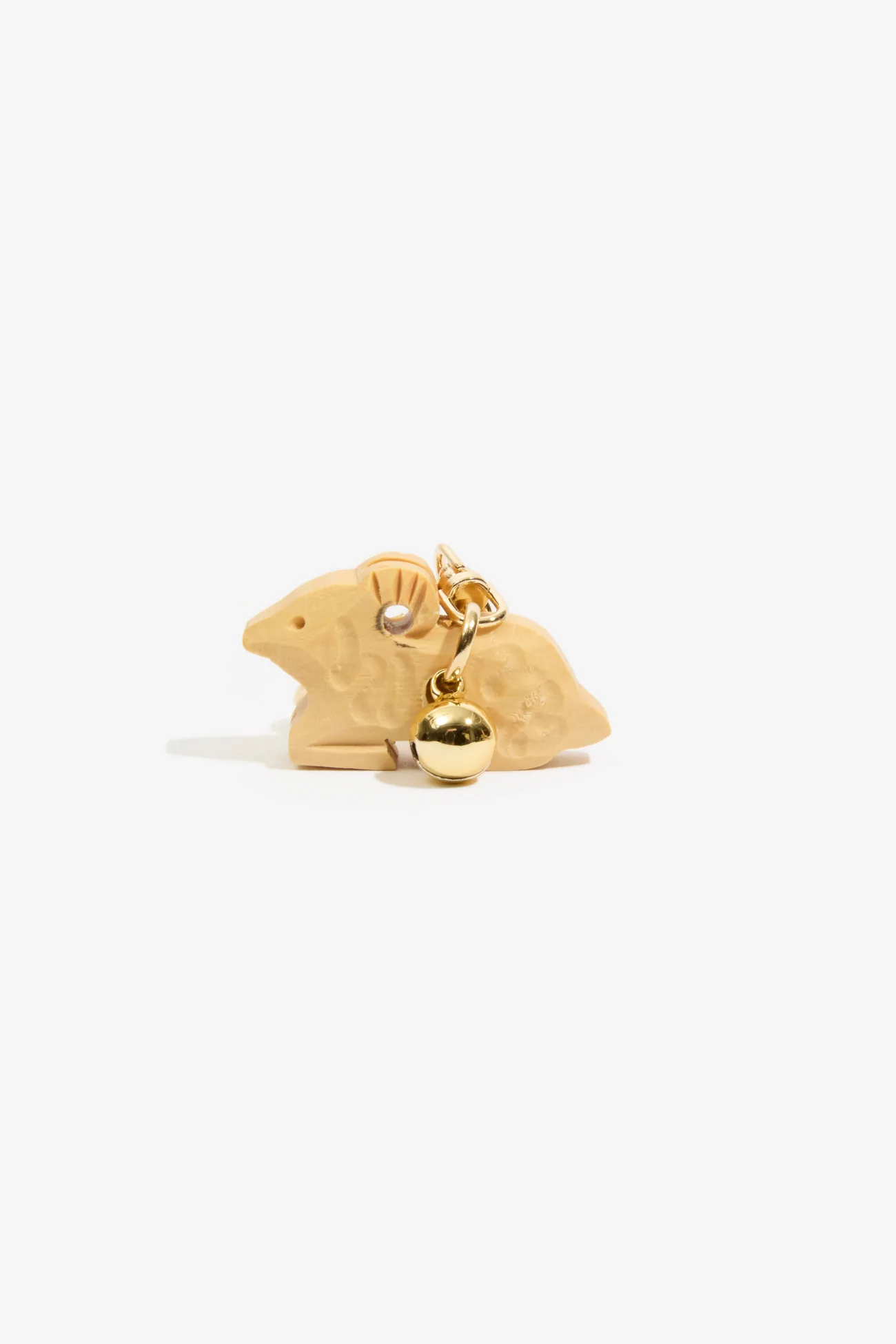 Japanese Artisanal Tsuge Zodiac Keychain - Sheep | Centre Commercial