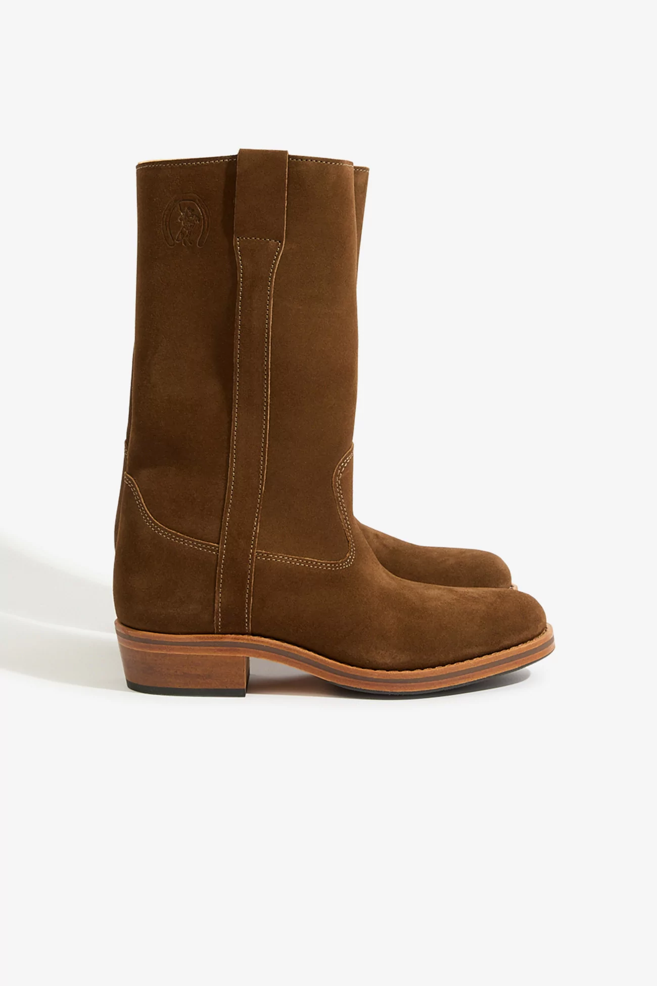 Gardian Paris Suede Leather Boots - Taupe | Centre Commercial