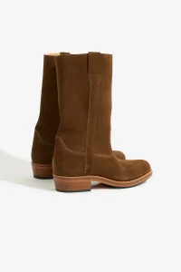 Gardian Paris Suede Leather Boots - Taupe | Centre Commercial