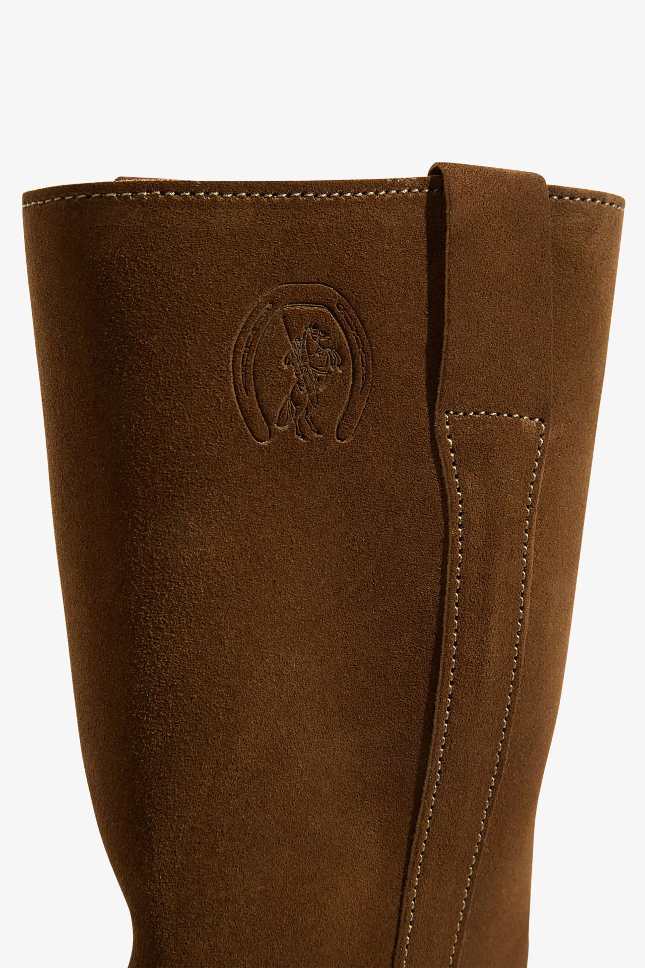 Gardian Paris Suede Leather Boots - Taupe | Centre Commercial