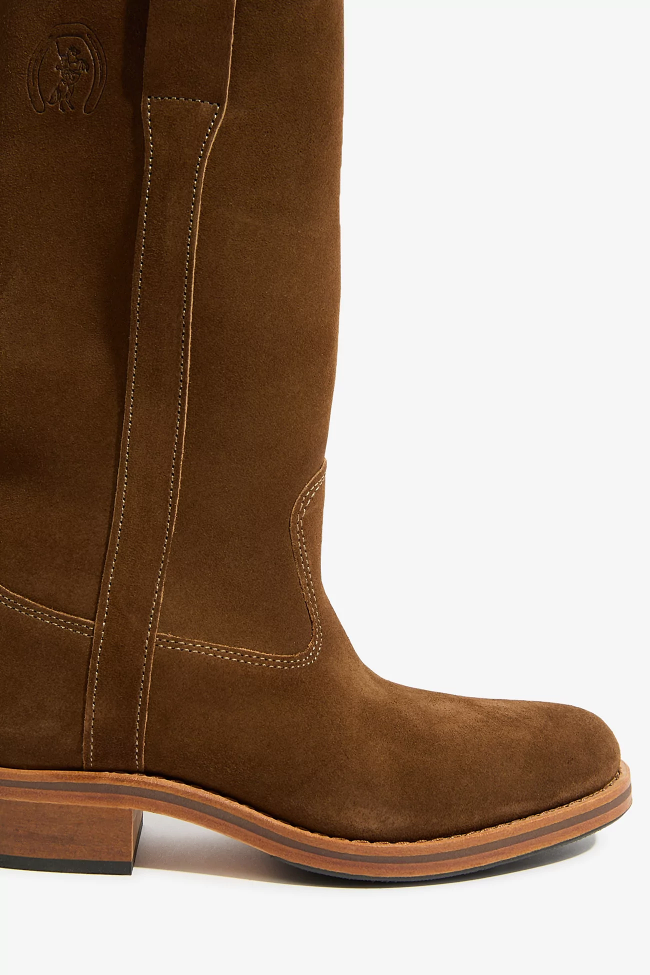 Gardian Paris Suede Leather Boots - Taupe | Centre Commercial