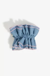 Upcycled Jeans Maxi Scrunchie - Light Blue | Centre Commercial