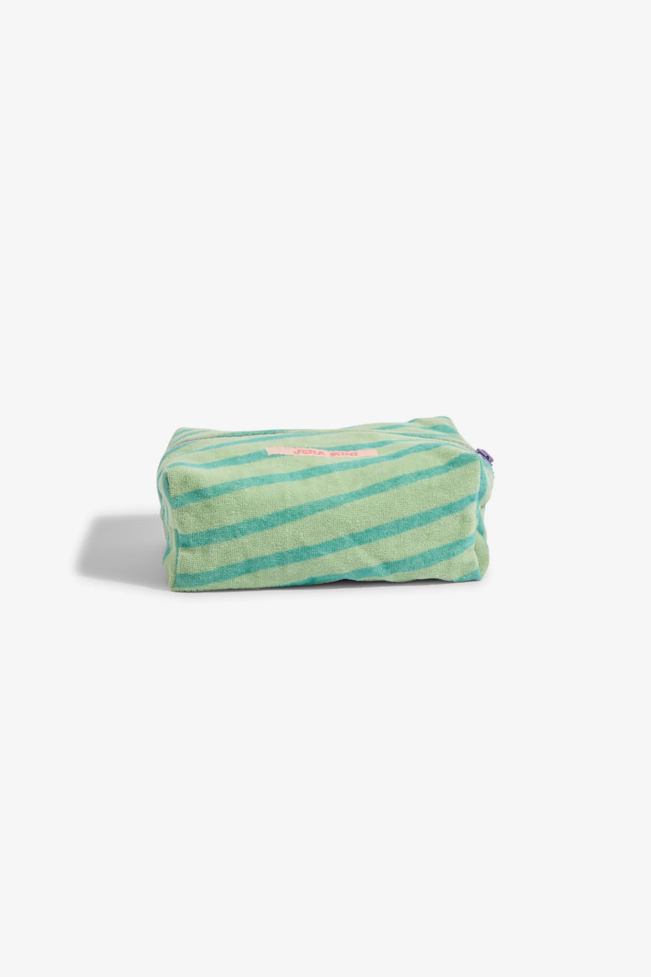 Kids Cotton Toiletry Bag Rayure - Lilac | Centre Commercial