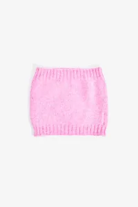 Kids Wool Alpaca Neck Warmer - Fondant | Centre Commercial