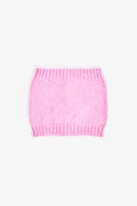 Kids Wool Alpaca Neck Warmer - Fondant | Centre Commercial