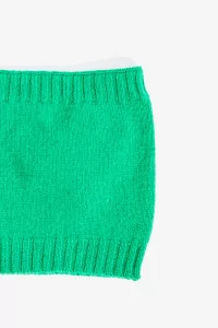 Kids Wool Alpaca Neck Warmer - Spinach | Centre Commercial