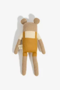 Large Bear Cuddly Toy Baby Alpaca - Ochre | Centre Commercial