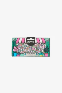 Boutique Flowers Fluorescent Stickers - OMY | Centre Commercial