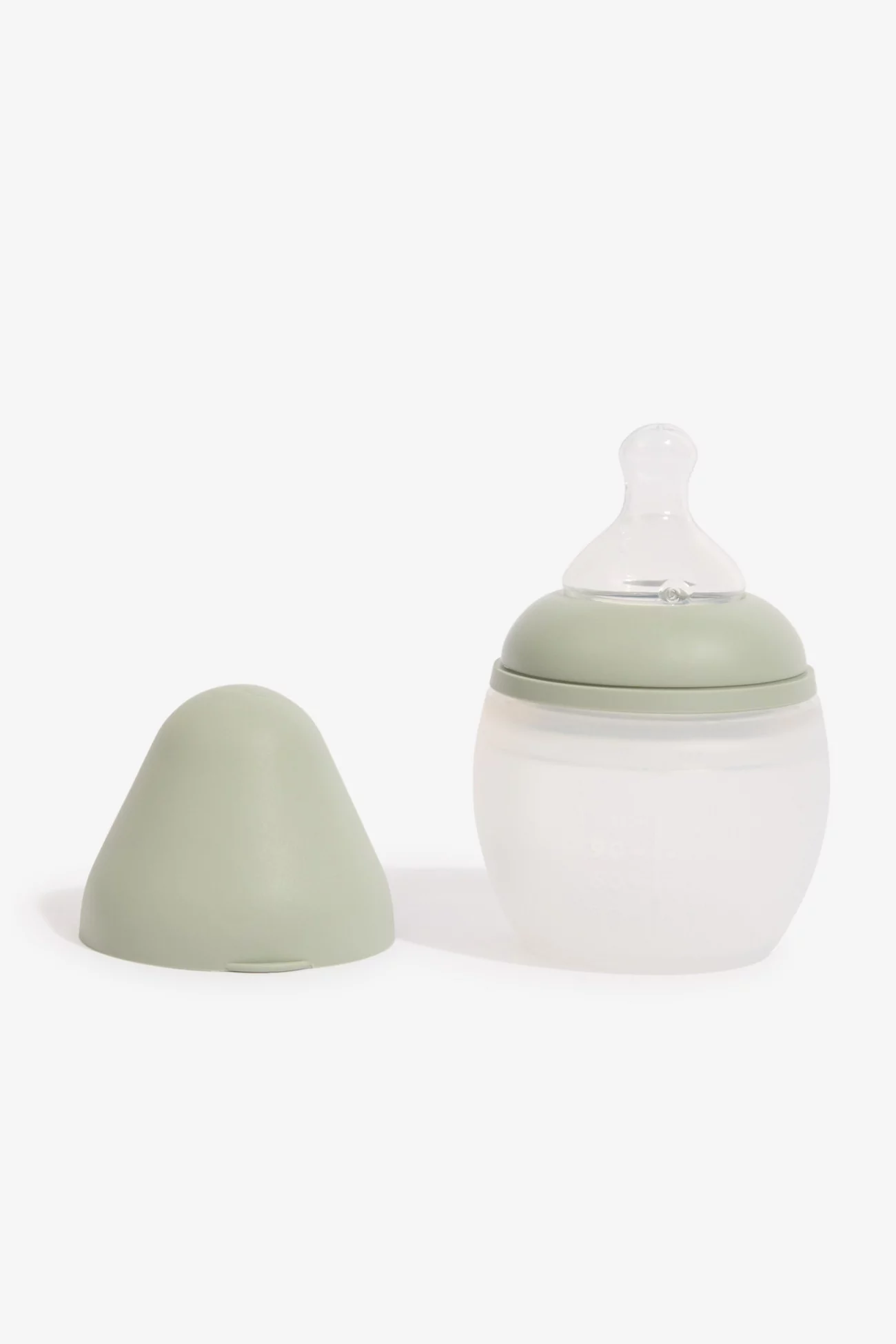 Anti-Colic 150ml Medical Silicone Baby Bottle - Sage | Centre Commercial