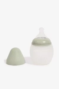 Anti-Colic 240ml Medical Silicone Baby Bottle - Sage | Centre Commercial