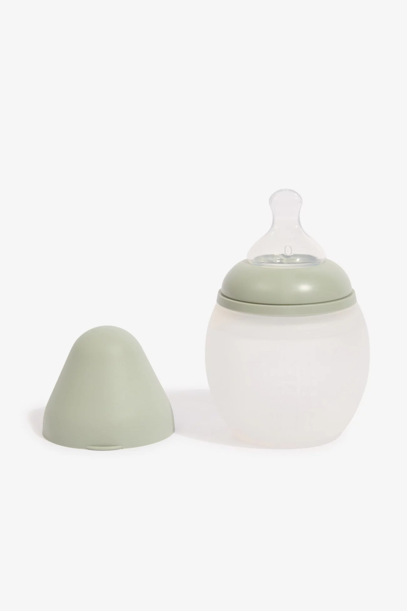 Anti-Colic 240ml Medical Silicone Baby Bottle - Sage | Centre Commercial