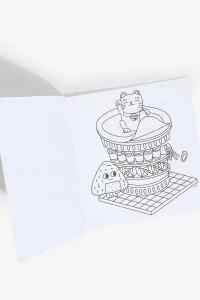 Cozy Art Coloring Book Super Market OMY | Centre Commercial