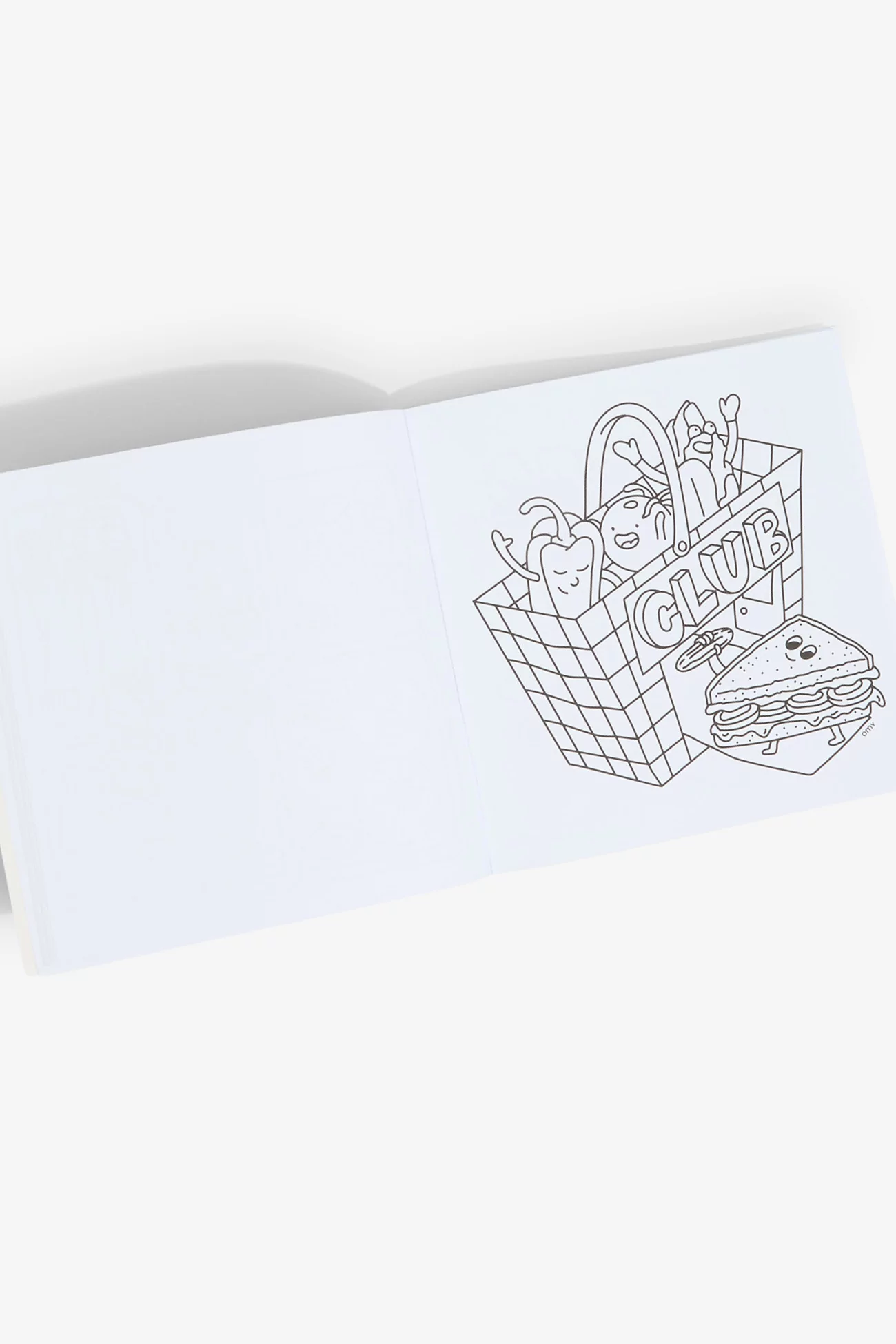 Cozy Art Coloring Book Super Market OMY | Centre Commercial