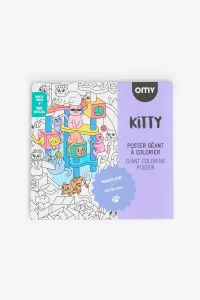 Giant Coloring Poster Kitty OMY – Cats Theme | Centre Commercial