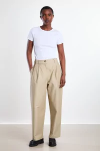 Technical Tailored Pants Women - Camel | Centre Commercial