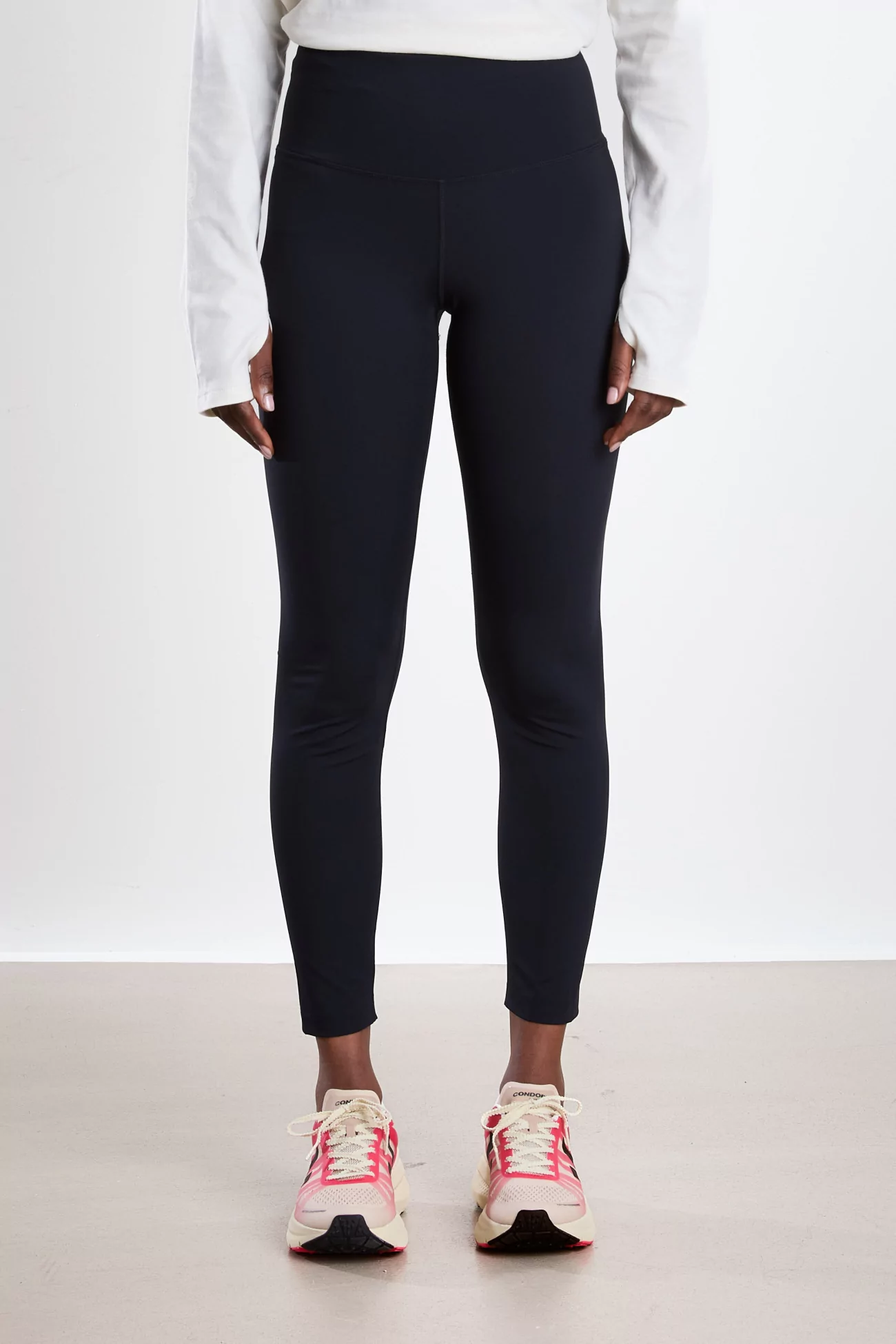 Women's Running Tights Good Place ECONYL® – Black | Centre Commercial