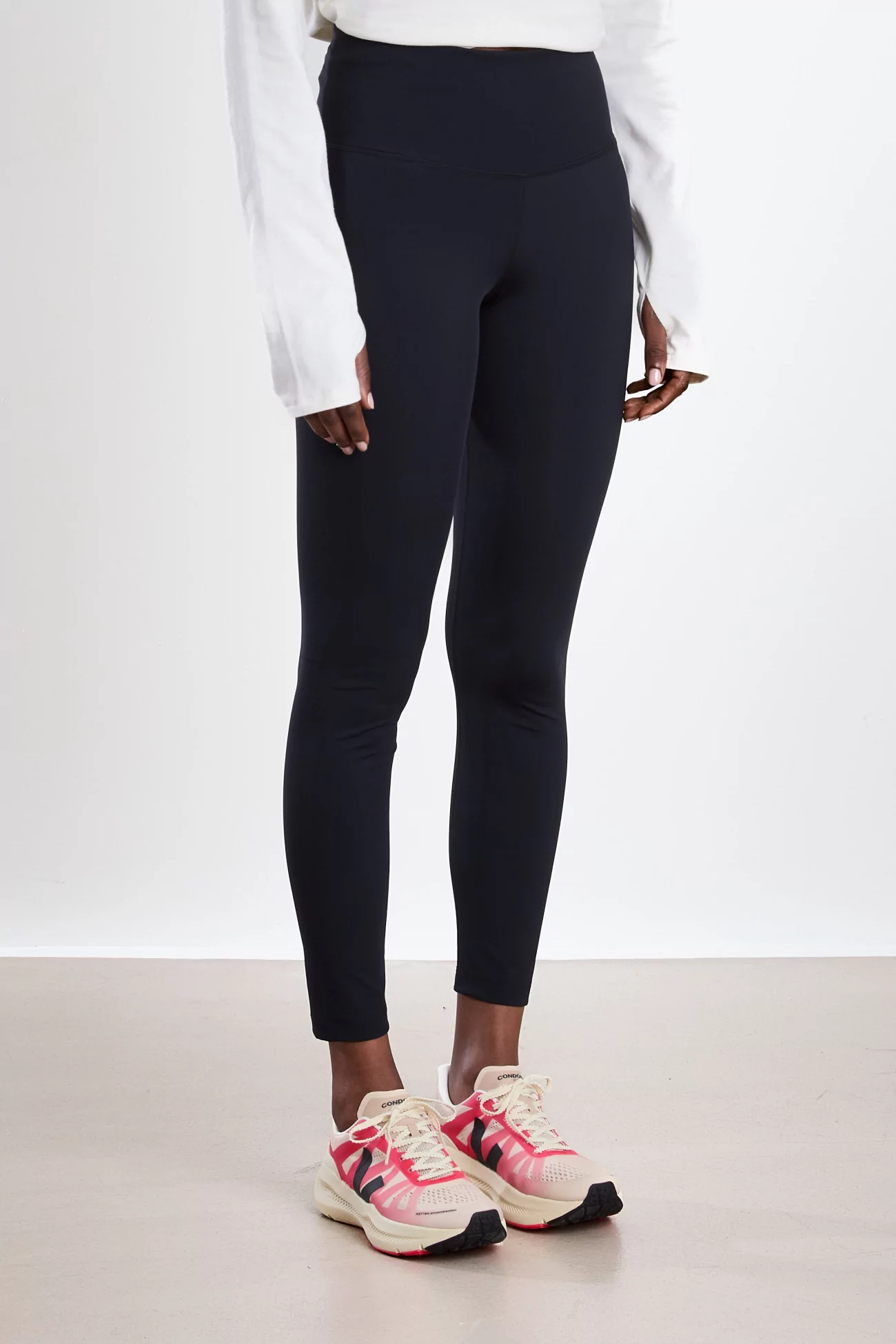 Women's Running Tights Good Place ECONYL® – Black | Centre Commercial