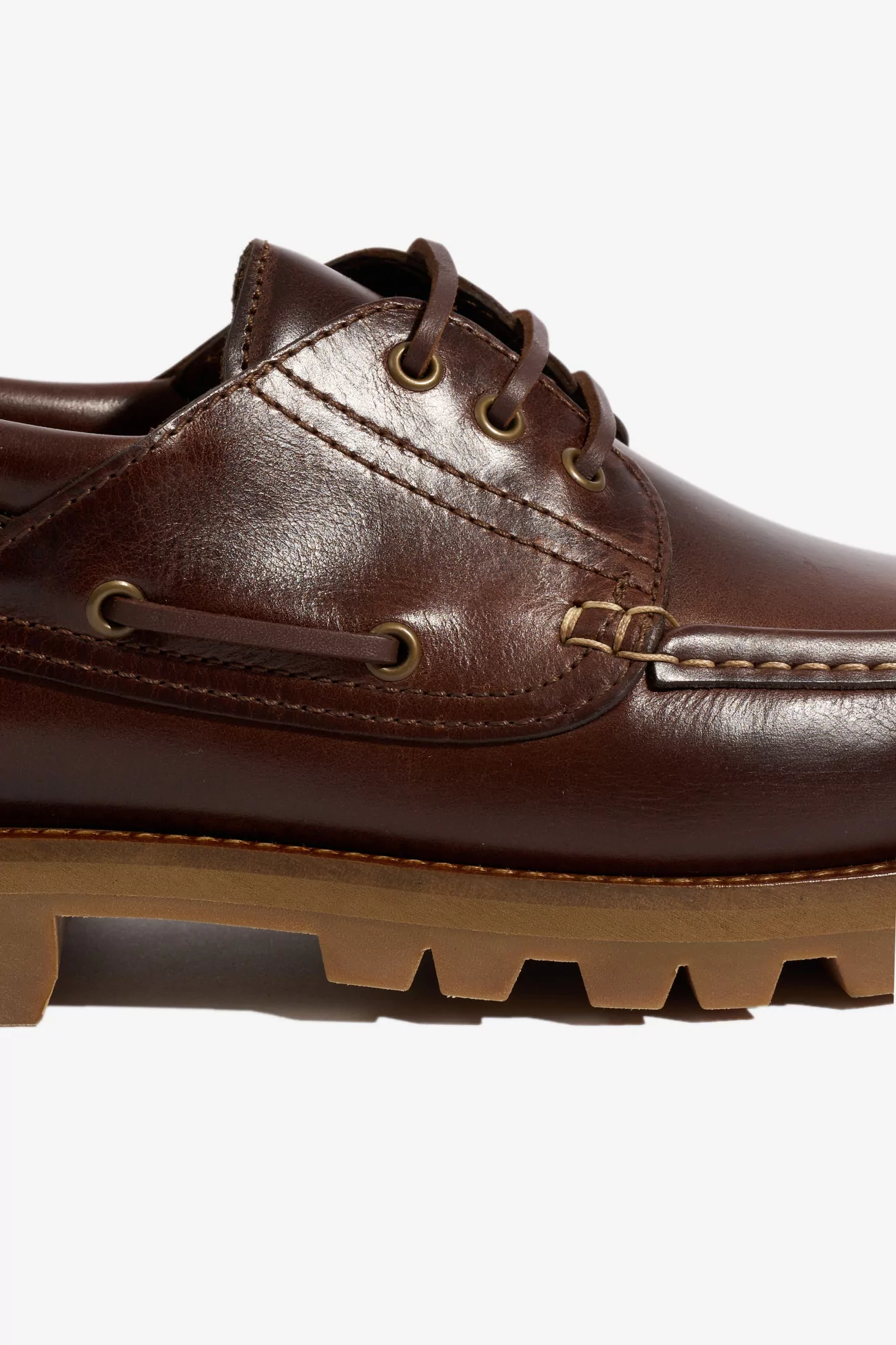 Paraboot Briac Smooth Leather Derby Shoes – Brown | Centre Commercial