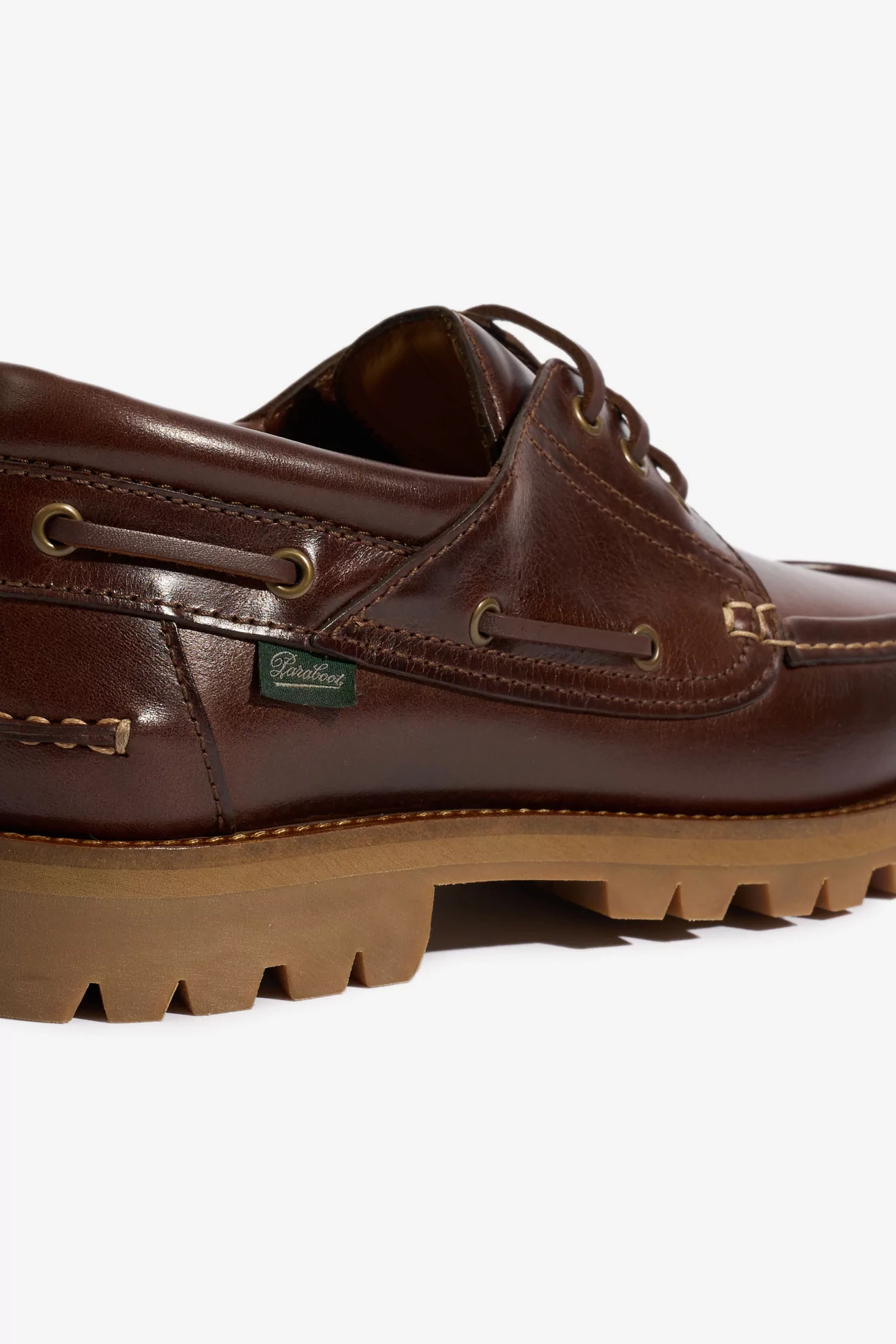 Paraboot Briac Smooth Leather Derby Shoes – Brown | Centre Commercial