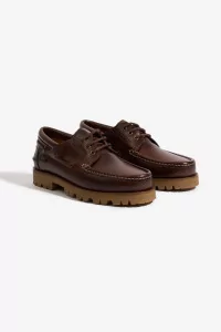 Paraboot Briac Smooth Leather Derby Shoes – Brown | Centre Commercial