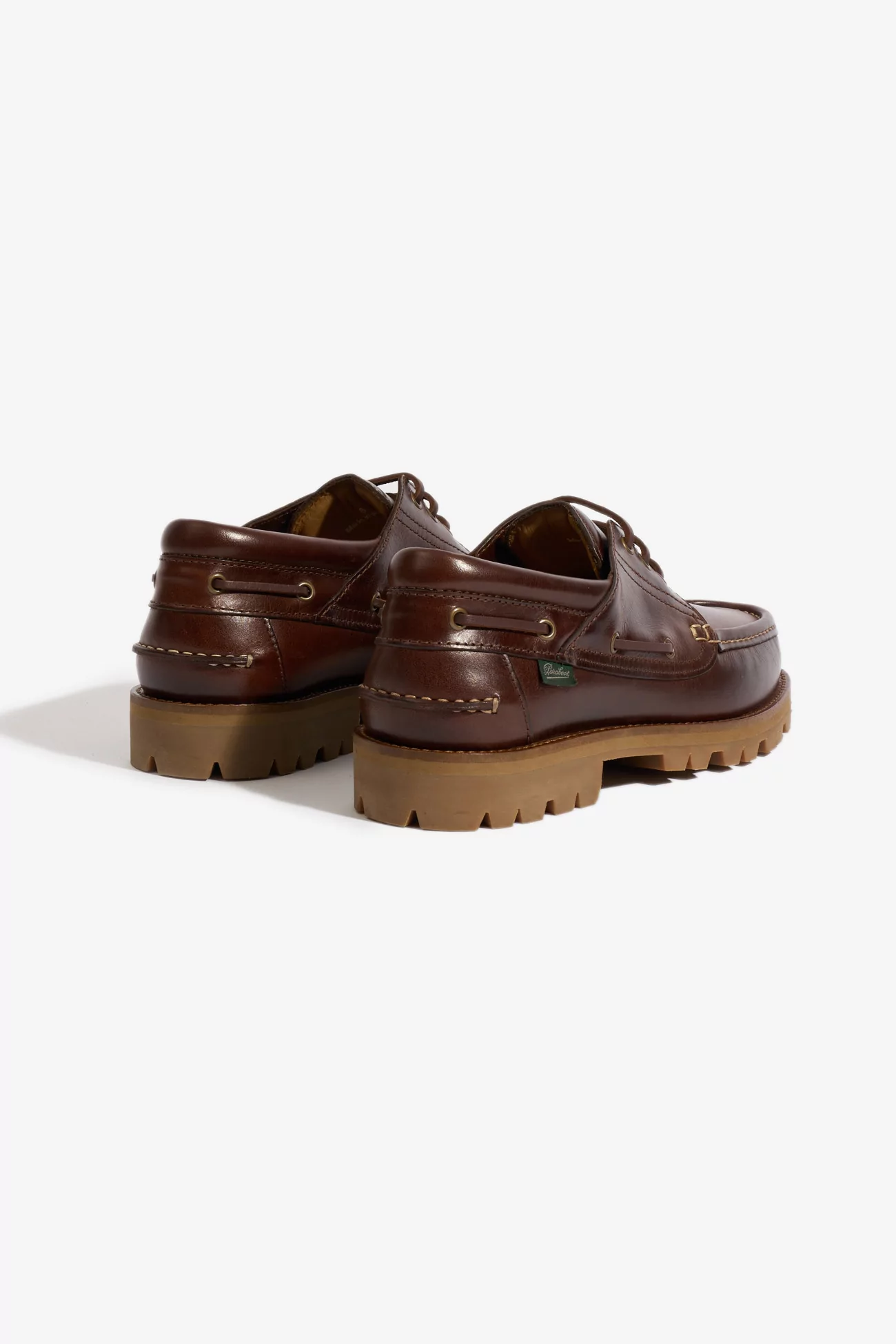 Paraboot Briac Smooth Leather Derby Shoes – Brown | Centre Commercial