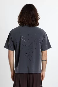MothTech Organic Cotton Running T-Shirt SATISFY – Aged Black | Centre Commercial