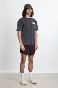 MothTech Organic Cotton Running T-Shirt SATISFY – Aged Black | Centre Commercial