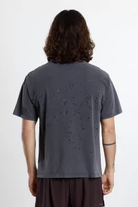 MothTech Organic Cotton Running T-Shirt SATISFY – Aged Black | Centre Commercial
