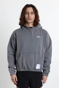 SoftCell Organic Cotton Hoodie SATISFY – Aged Grey | Centre Commercial