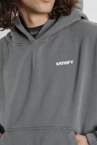SoftCell Organic Cotton Hoodie SATISFY – Aged Grey | Centre Commercial