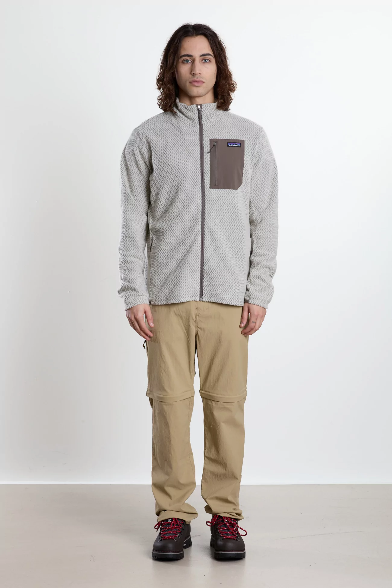 R1 Air Zip-Neck Technical Fleece Men – Pelican | Centre Commercial