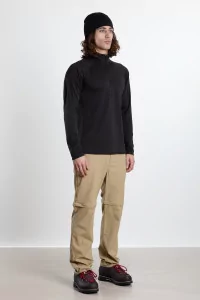 Capilene Midweight Zip-Neck Baselayer Men – Black | Centre Commercial