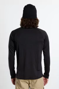 Capilene Midweight Zip-Neck Baselayer Men – Black | Centre Commercial