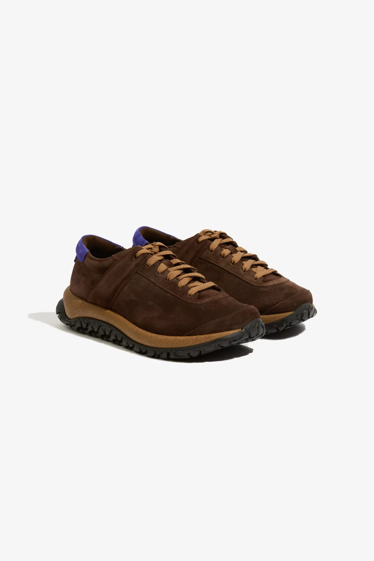 Men's 1774 Stroedt Suede Leather Sneakers – Marone | Centre Commercial