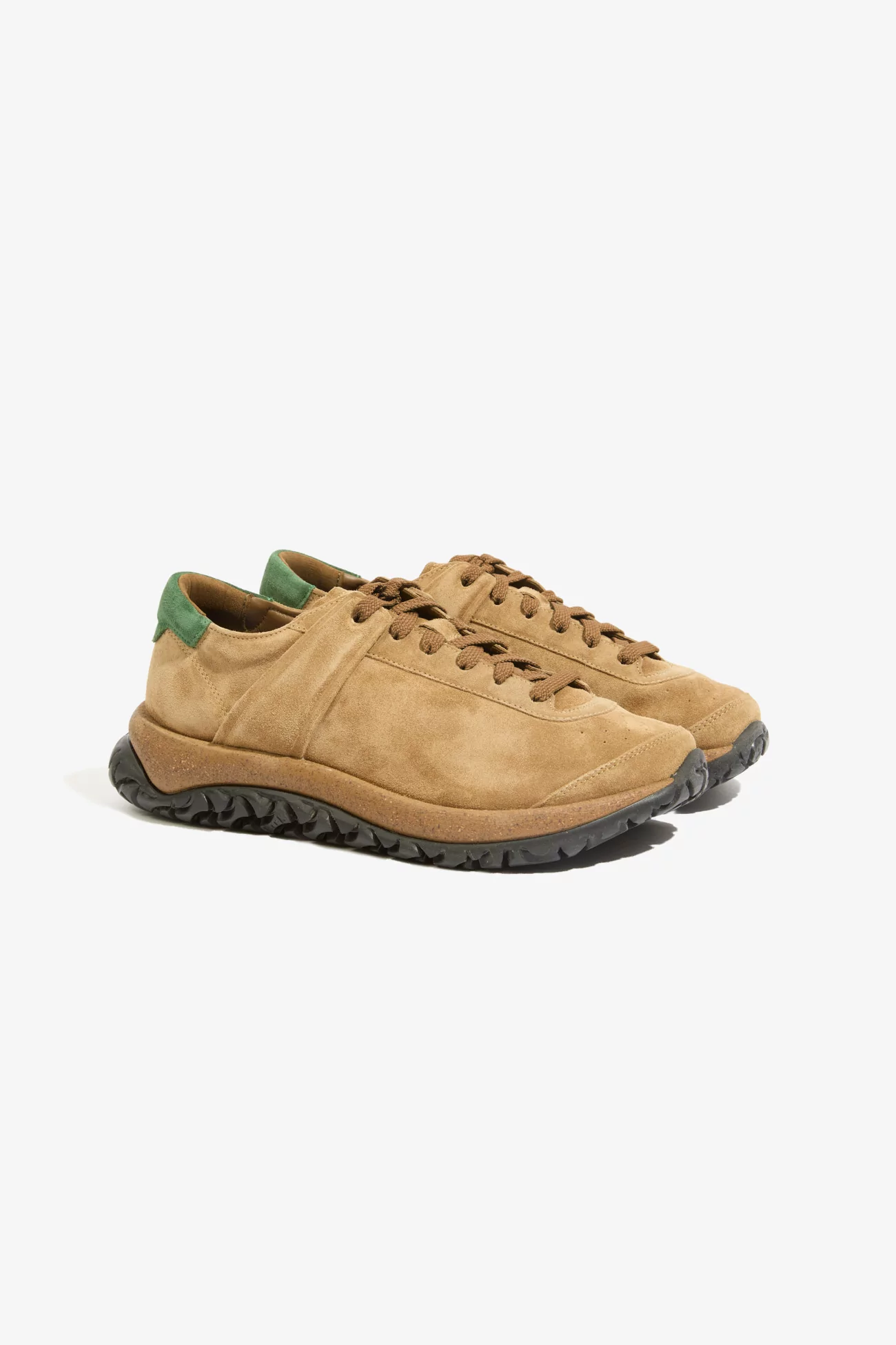 1774 BIRKENSTOCK Stroedt Suede Leather Sneakers – Taupe