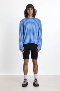 UNNA Striped LS Long Sleeve Running T-Shirt – Business Blue | Centre Commercial