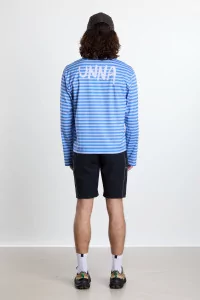 UNNA Striped LS Long Sleeve Running T-Shirt – Business Blue | Centre Commercial