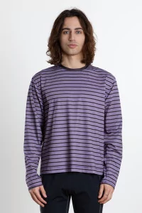 UNNA Striped LS Long Sleeve Running T-Shirt – Grape | Centre Commercial