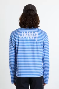 UNNA Striped LS Long Sleeve Running T-Shirt – Business Blue | Centre Commercial