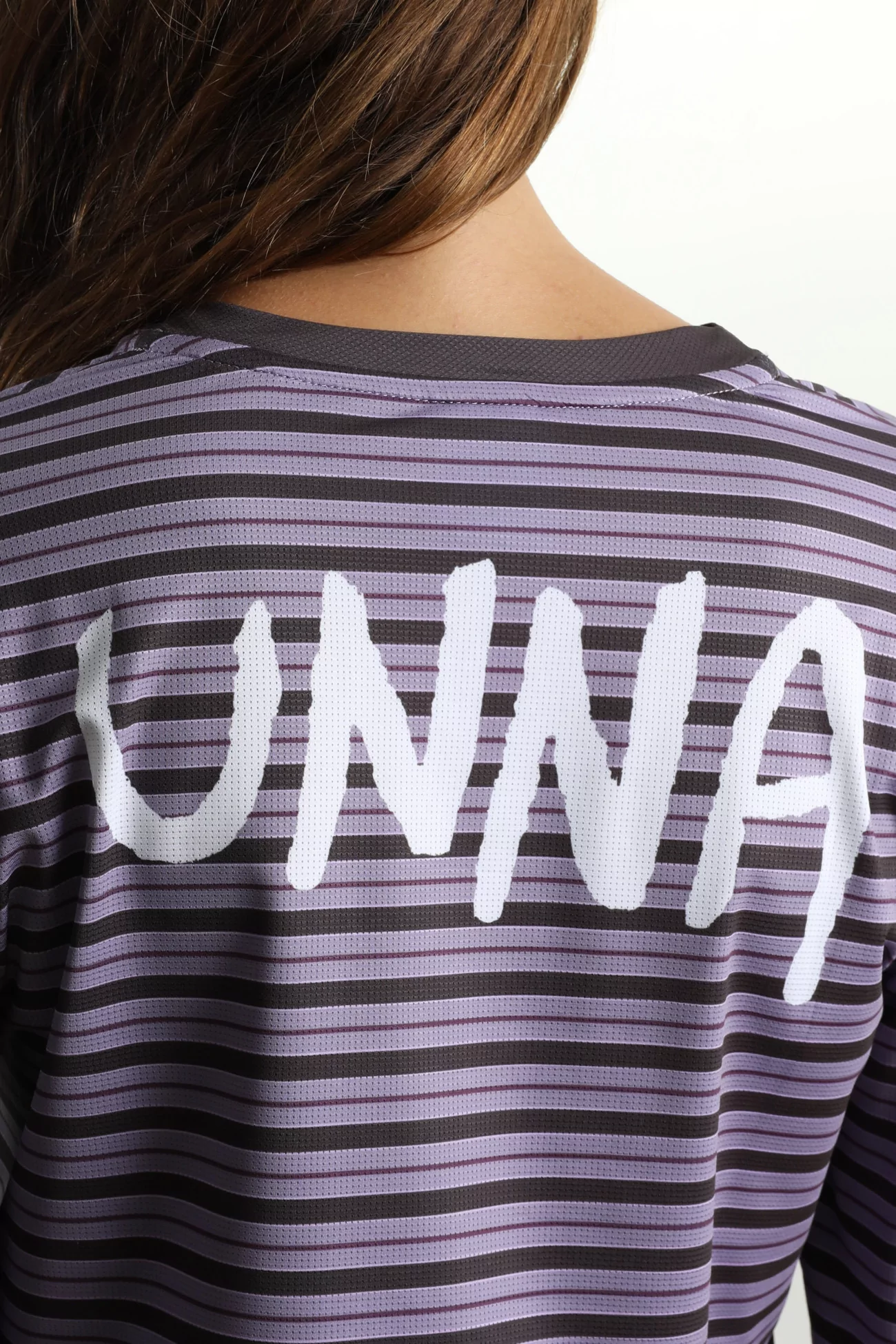 UNNA Striped Long Sleeve Running Tee – Grape | Centre Commercial