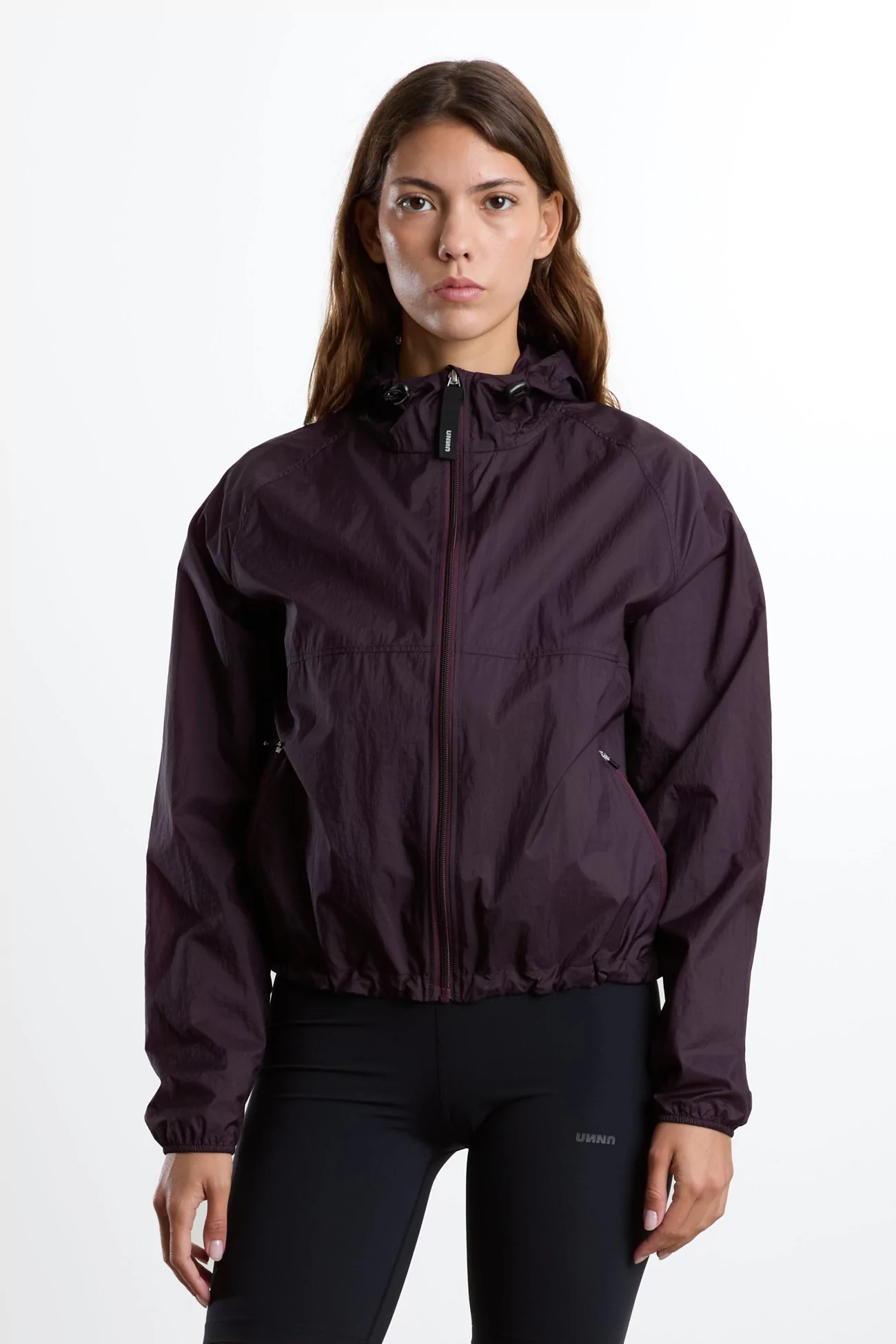 UNNA Smiles Run Jacket Running Jacket – Aubergine | Centre Commercial