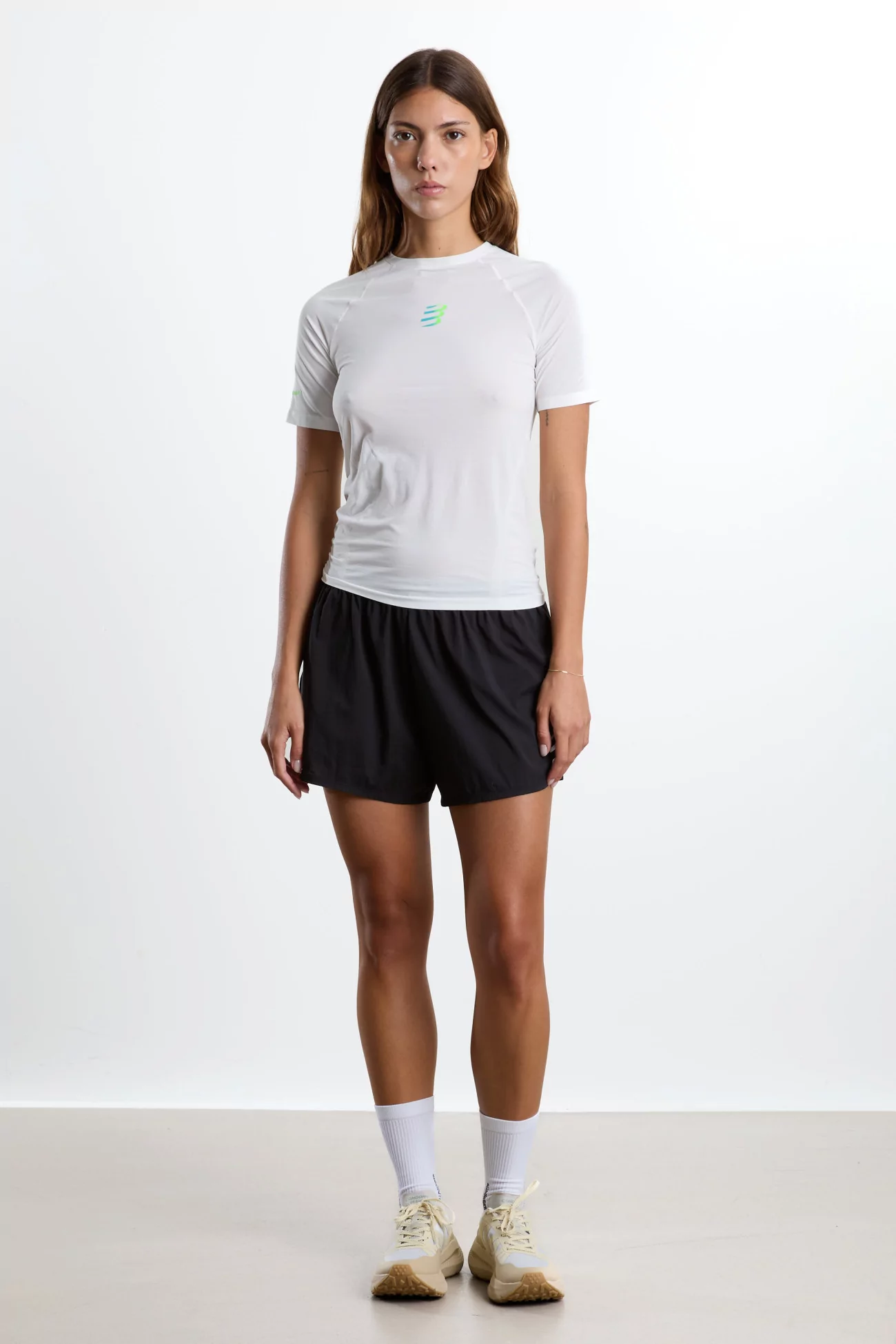 Trail Racing SS Women's Tshirt Compressport – Star White | Centre Commercial