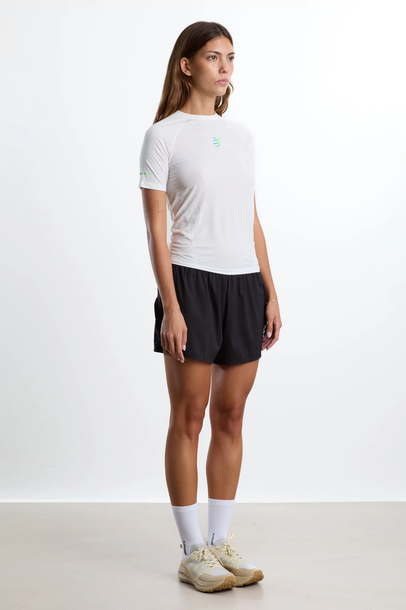Trail Racing SS Women's Tshirt Compressport – Star White | Centre Commercial