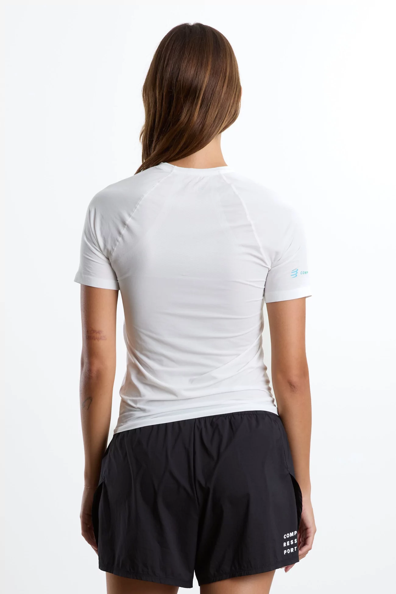 Trail Racing SS Women's Tshirt Compressport – Star White | Centre Commercial